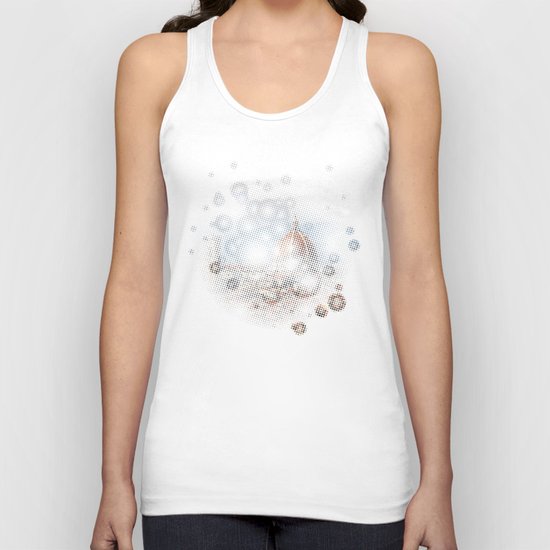 rain drops on Florence Unisex Tank Top