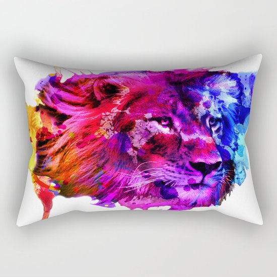King of the jungle Rectangular Pillow
