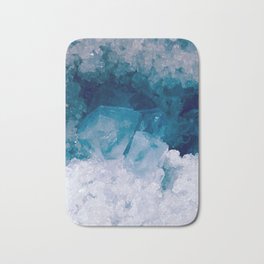 Ice Crystals Bath Mat