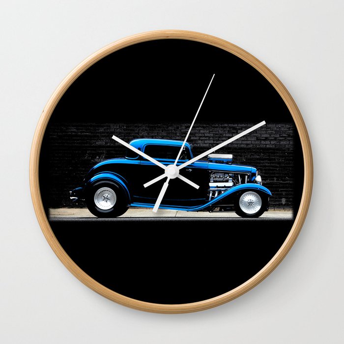 1932 Ford Hot Rod  Wall Clock