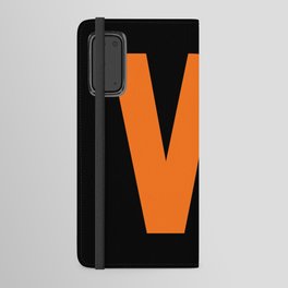 Letter W (Orange & Black) Android Wallet Case