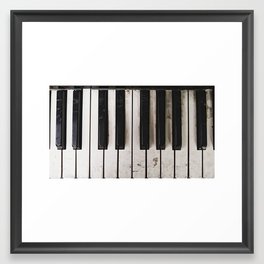Piano Keys Framed Art Print