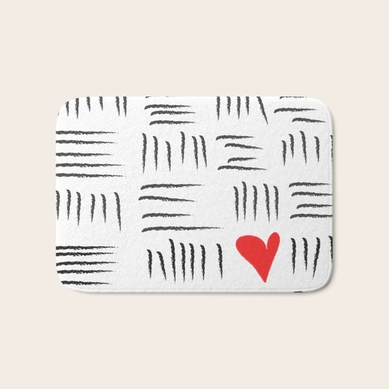 L O V E Bath Mat