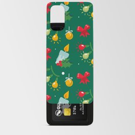 Christmas Pattern Retro Decorative Bulb Candle Android Card Case