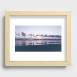 Cannon Beach Sunset Recessed Framed Print