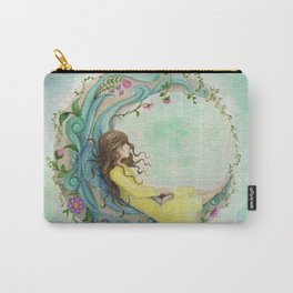 The Girl At The Moon Carry-All Pouch