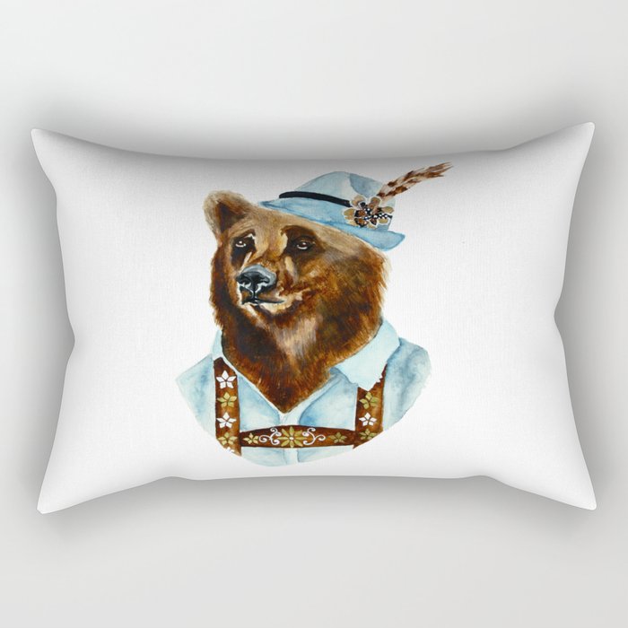 Bear-Varian  Rectangular Pillow