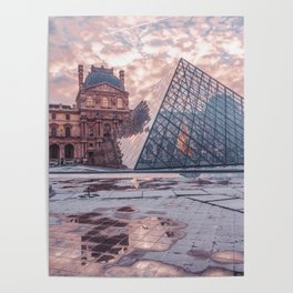 Louvre Paris Poster