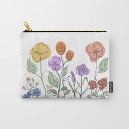 Floral Garden Carry-All Pouch