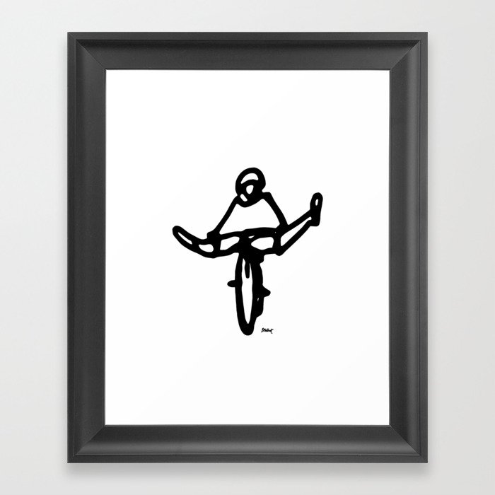 Bicycle Diaries :: Feet First Framed Art Print