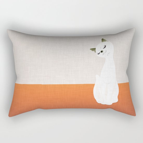 cat doll Rectangular Pillow