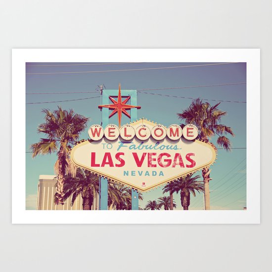 Welcome to fabulous Las Vegas Art Print