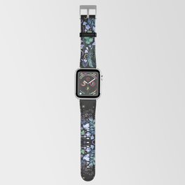Mystical Garden Apple Watch Band | Cosmic, Crystal, Night, Painting, Moon, Gouache, Garden, Stars, Mystical, Botanical 