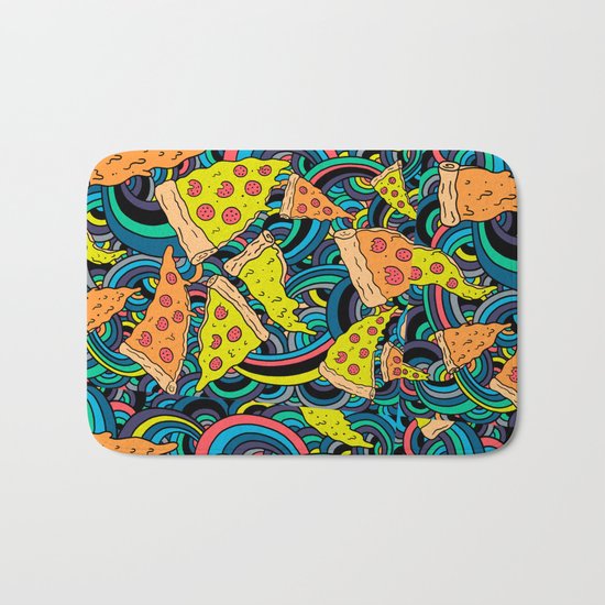 Pizza Meditation Bath Mat