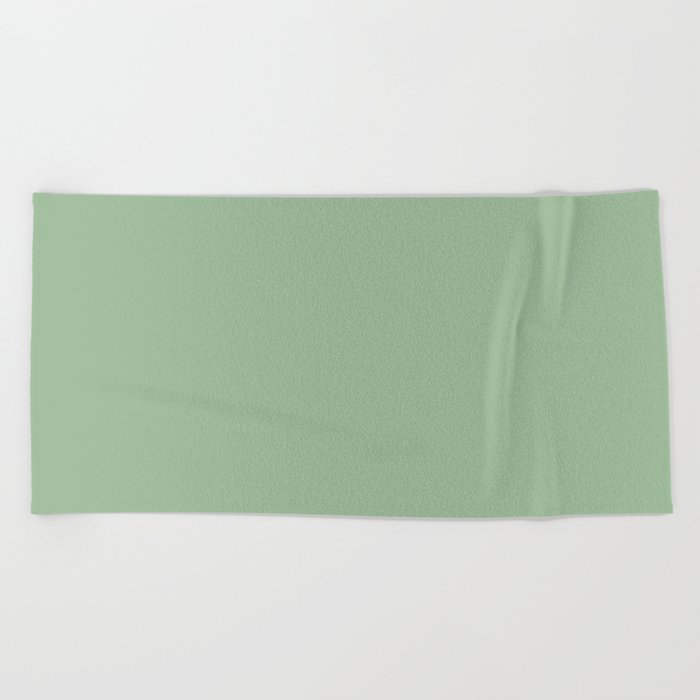 Plant Stem Green Beach Towel