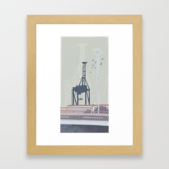 Crane Framed Art Print