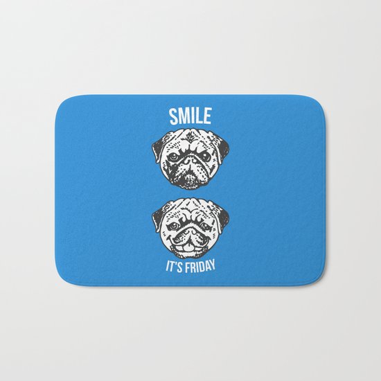 Smile It's Friday! Bath Mat