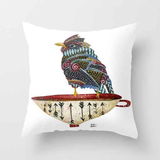 Spirit Bird Throw Pillow