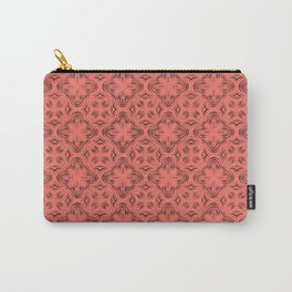 Peach Echo Shadows Carry-All Pouch | Abstract, Elegant, Digital, Other, Glam, Graphicdesign, Stunningfashionstyle, Pattern, Chic, Fruit 
