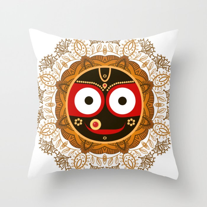 Jagannath Indian Of The Universe Lord Jagannatha Throw Pillow Jagannath Indian Of The Universe Lord Jagannatha Throw Pillow