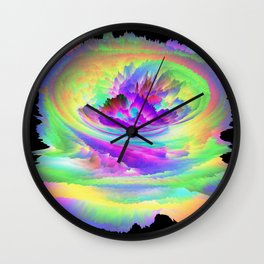 Color Storm Wall Clock