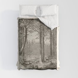 Forest Scene Duvet Cover