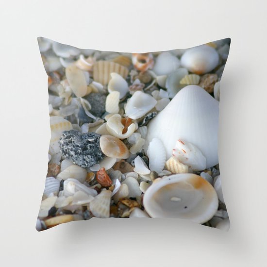 Shells Throw Pillow