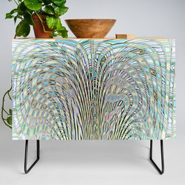 Colorful Spring Light Abstraction  Credenza