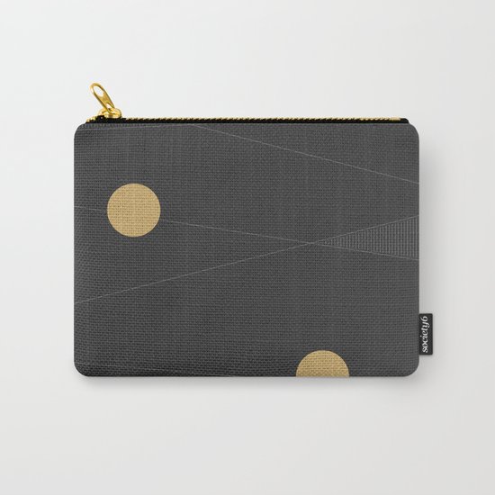 Black and Gold Carry-All Pouch