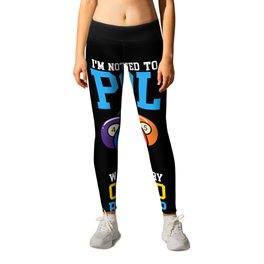 Pool Player Cue Sports Billiards Leggings