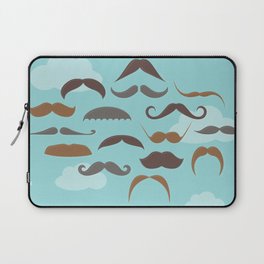 Mustaches in the Sky Laptop Sleeve