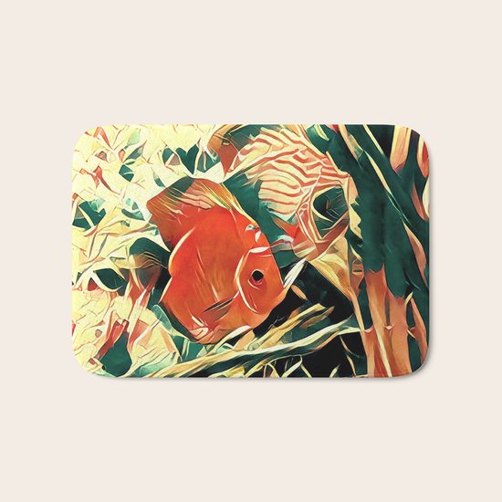 Small Fish Bath Mat