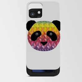 Geometric Panda iPhone Card Case