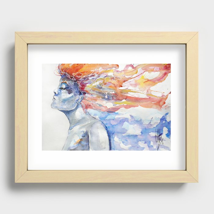 Muse.  Recessed Framed Print