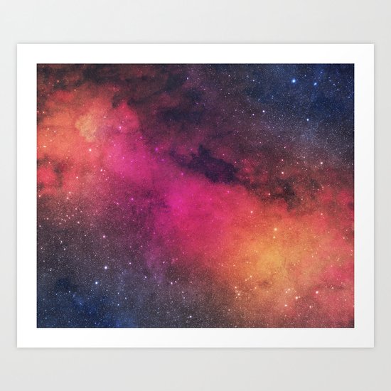 Born In Nebula #society6 Art Print