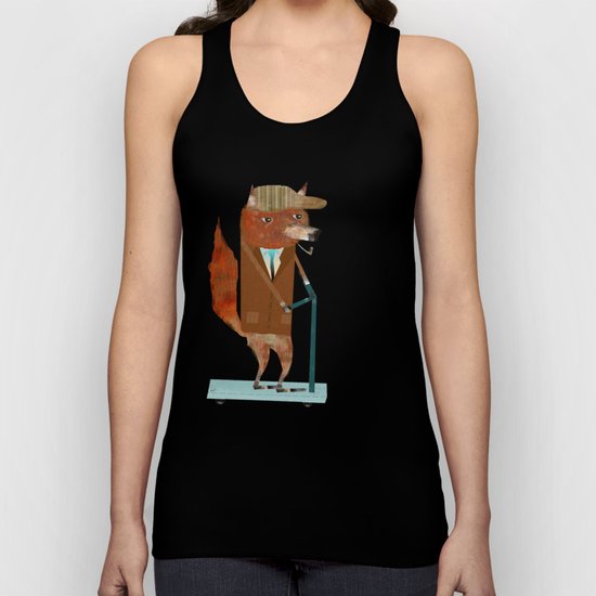 the eccentric mr fox Unisex Tank Top