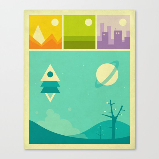 WORLDS OF WONDER Canvas Print