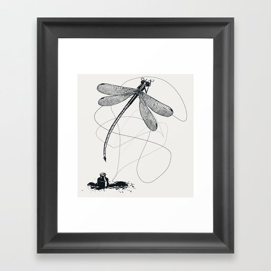 Here, There & Back Again. Framed Art Print