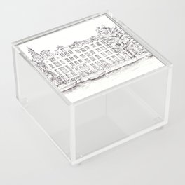 View of Amsterdam canal Acrylic Box