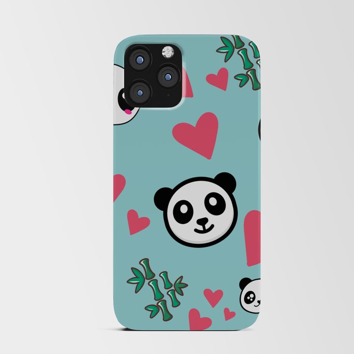 Panda Faces iPhone Card Case
