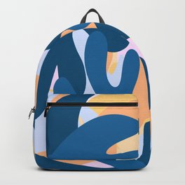 Swirl Abstract Blob Paint Backpack
