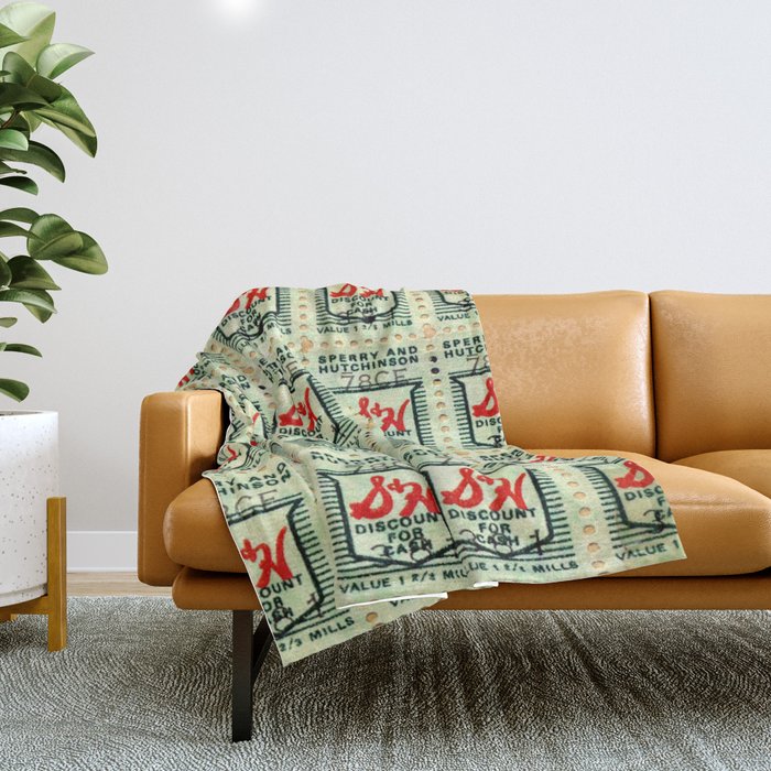 S&H GREEN STAMPS Throw Blanket