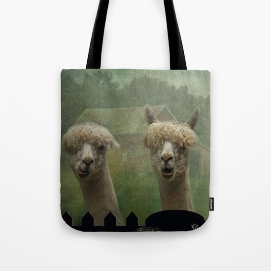 Alpaca Farm Tote Bag