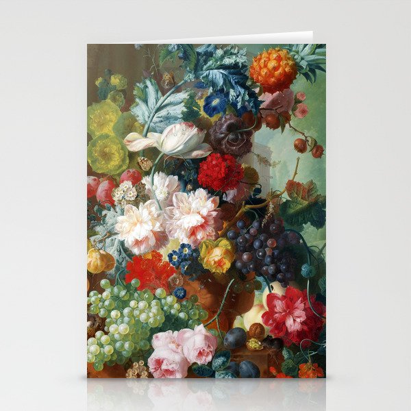 Fruits and Flowers Vintage Painting Stationery Cards