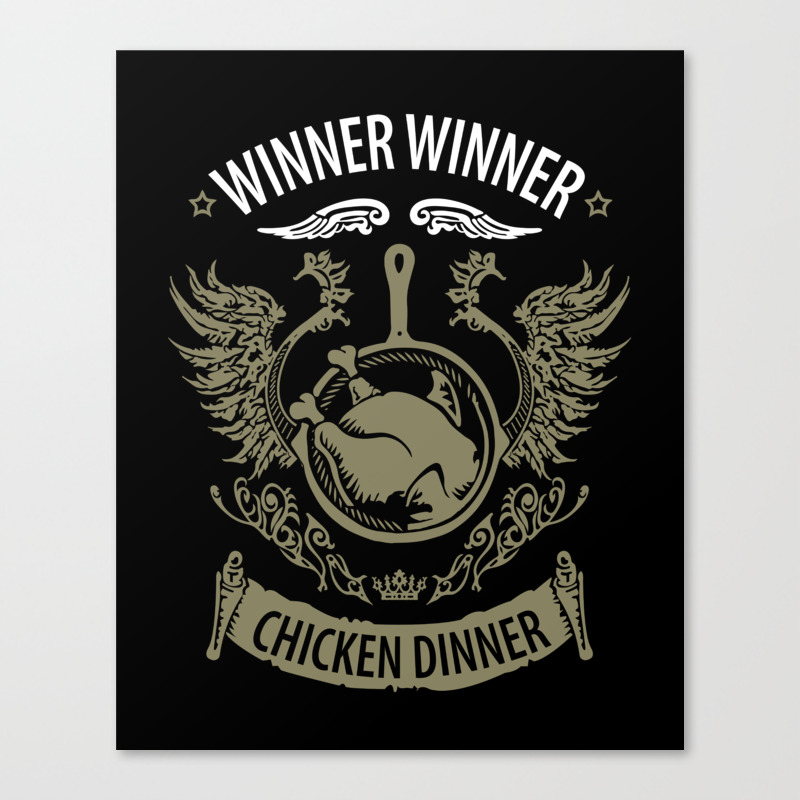 Winner Winner Chicken Dinner Pubg Canvas Print By Ehab993 Society6