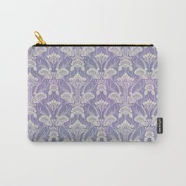 pale lavender, art nouveau, pattern Carry-All Pouch