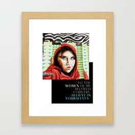 Women of my country | Melbourne, 2019 Framed Art Print