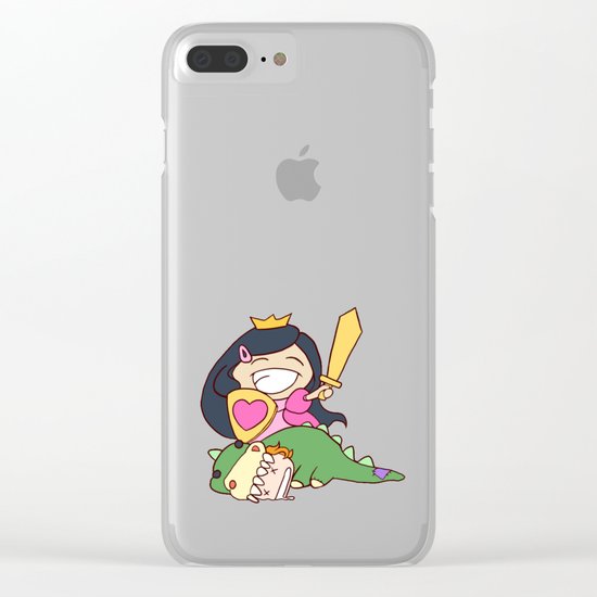 lil' Princess Girlpower!!! Clear iPhone Case
