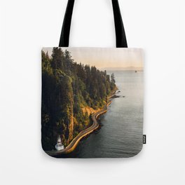 A Curvy Park - Vancouver, British Columbia, Canada Tote Bag
