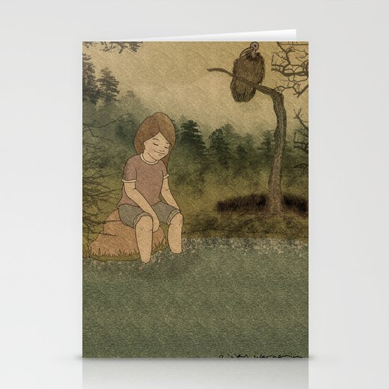 The swamp Stationery Cards